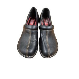 ECU Canyon River Blues Coby  Black Wedge Heel Clog Shoes Womens Size 8.5